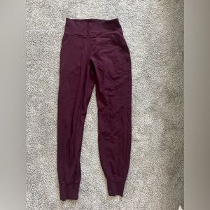 Lululemon Align Jogger in Red Merlot
